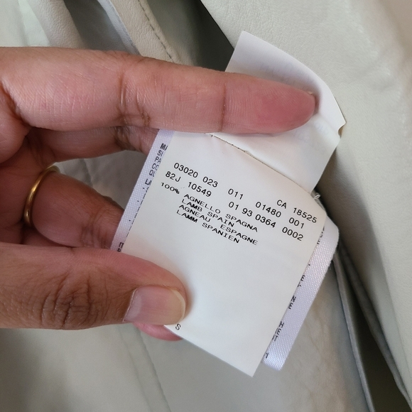 GIORGIO ARMANI Lamb Leather Jacket 46 - Picture 7 of 14